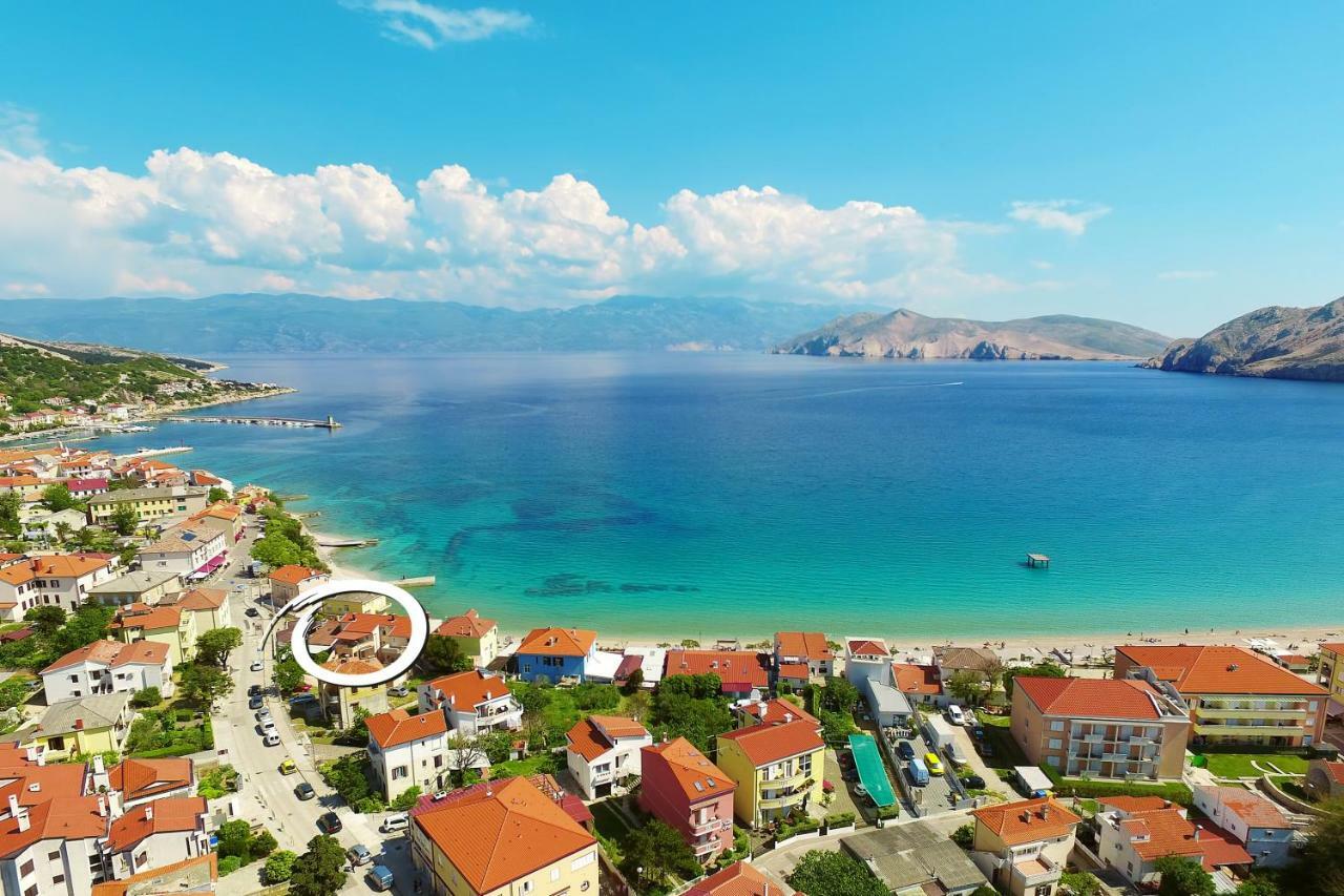 Apartment Bojan With Terrace And Sea View Башка Экстерьер фото
