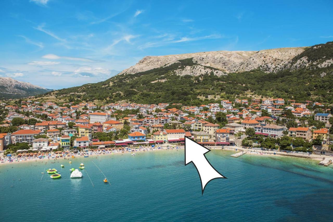 Apartment Bojan With Terrace And Sea View Башка Экстерьер фото